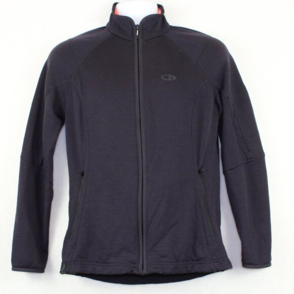 Icebreaker Jackets & Blazers - Icebreaker Merino Wool Zip Jacket Sweatshirt Womens Large